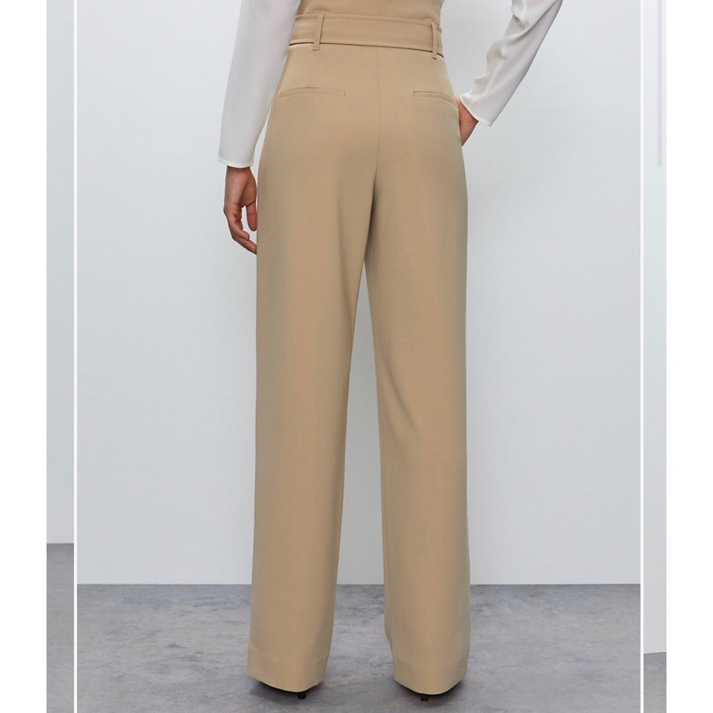 BABATON belted high-waisted power pants - Picture 5 of 9